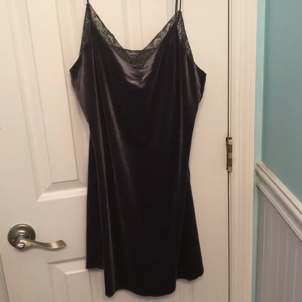 NWT! Free people velvet slip dress